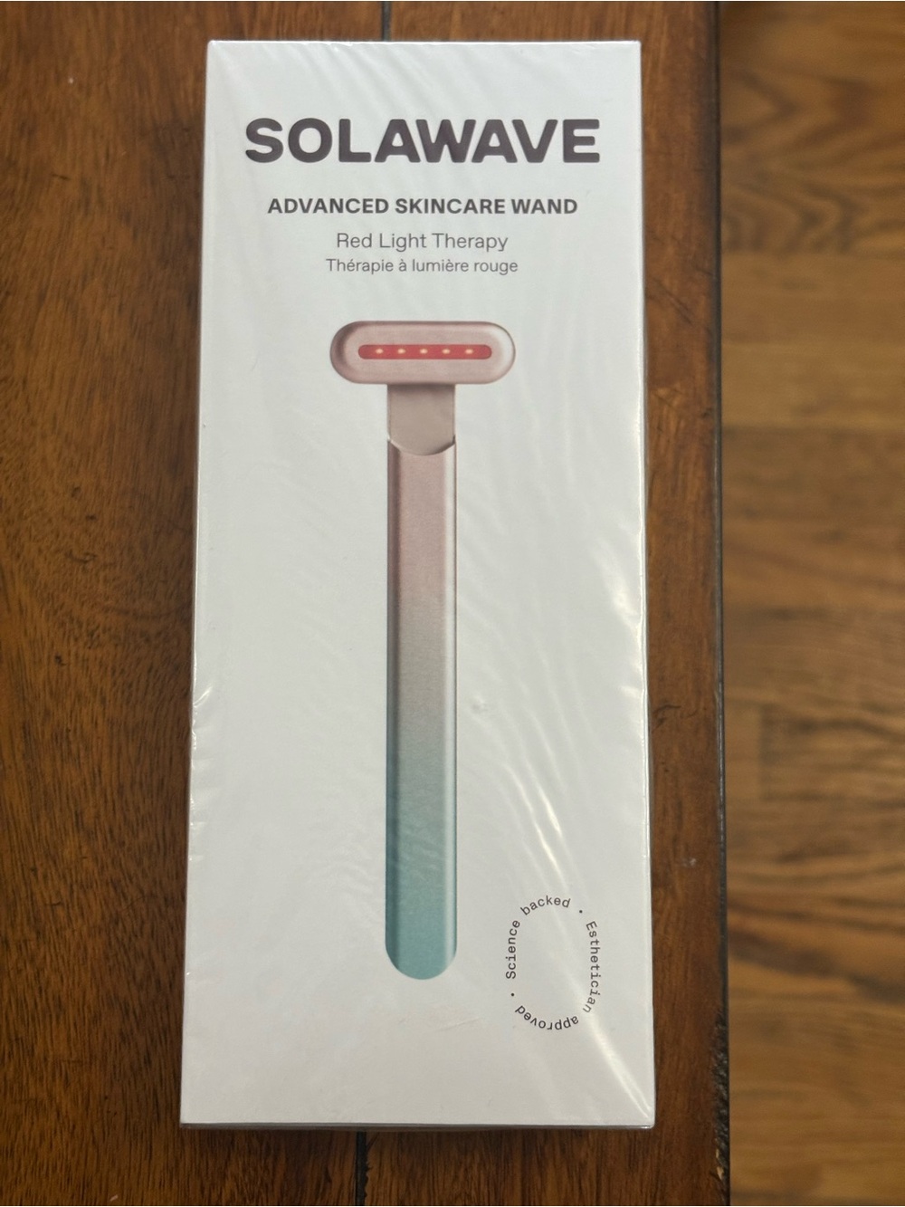 Solawave Advanced Skincare Wand in Gradient Pink/Blue - Red Light Therapy